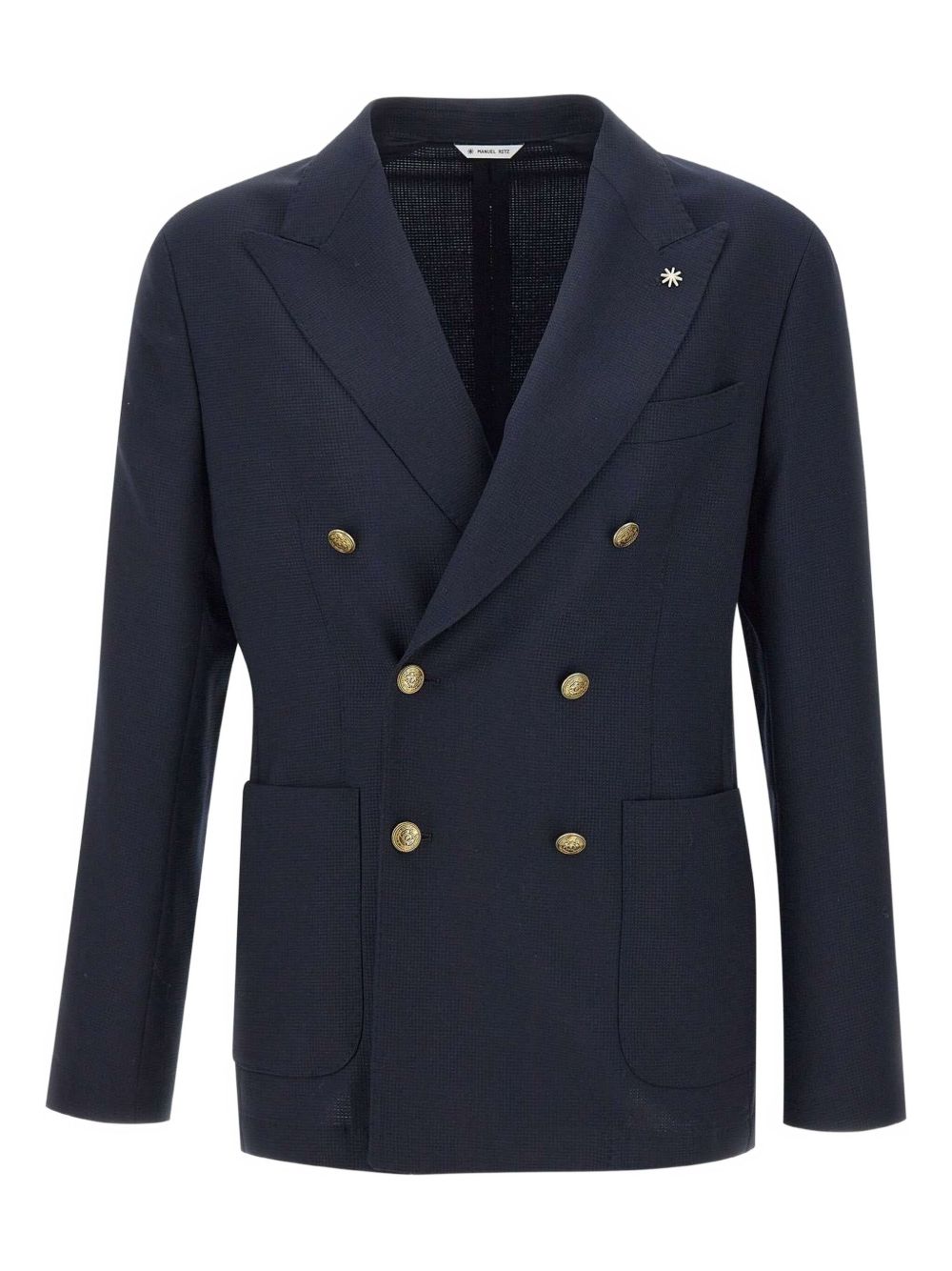 Manuel Ritz x Marzotto wool blazer - Blue