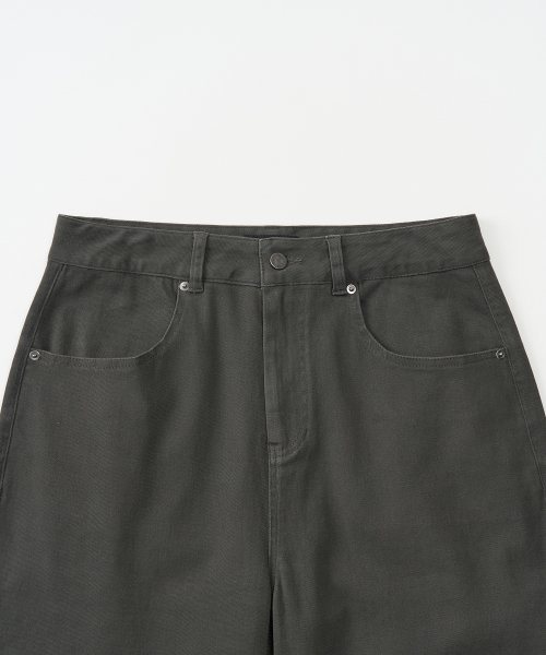 Cotton Washed Line Pants