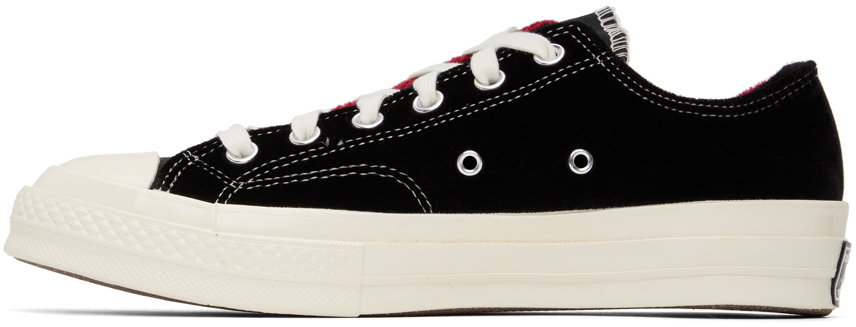 Black & Red Chuck 70 OX Sneakers
