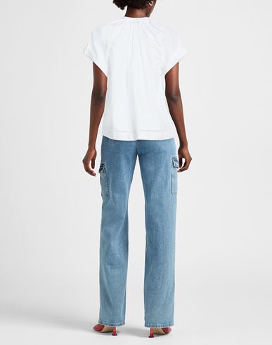 Officine Générale Woman Top White Size S Cotton