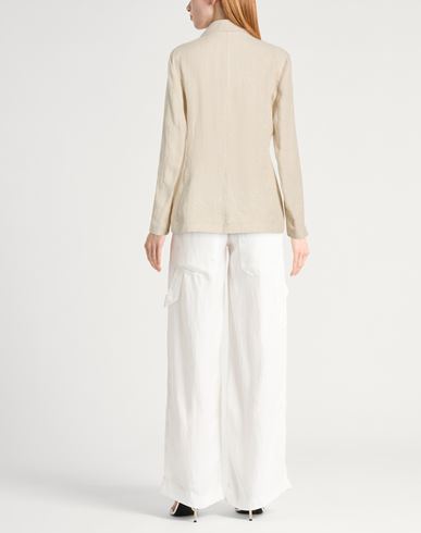 Malìparmi Woman Blazer Beige Size 6 Linen
