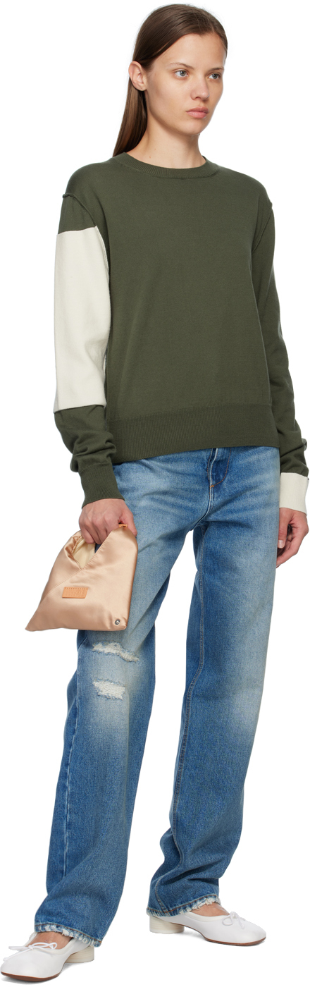 Blue straight denim jeans