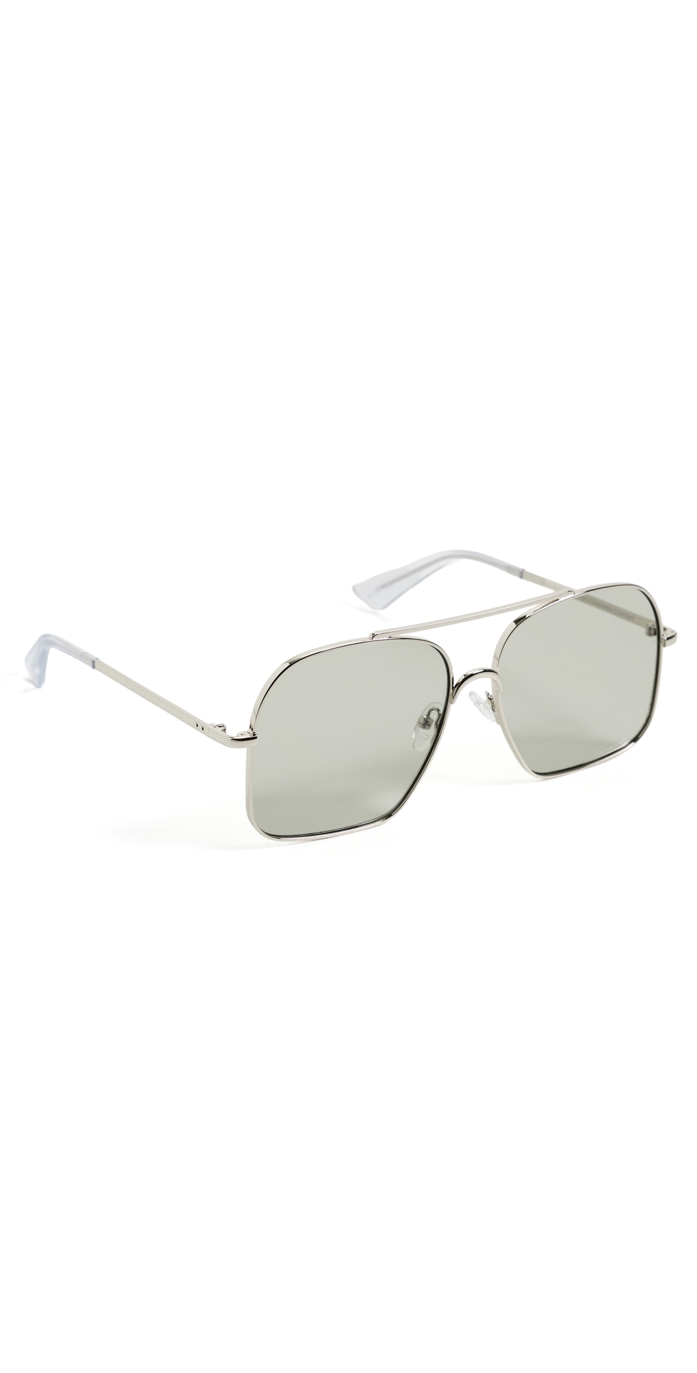 Civelle Sunglasses Bright Silver/Xtal Clear One Size