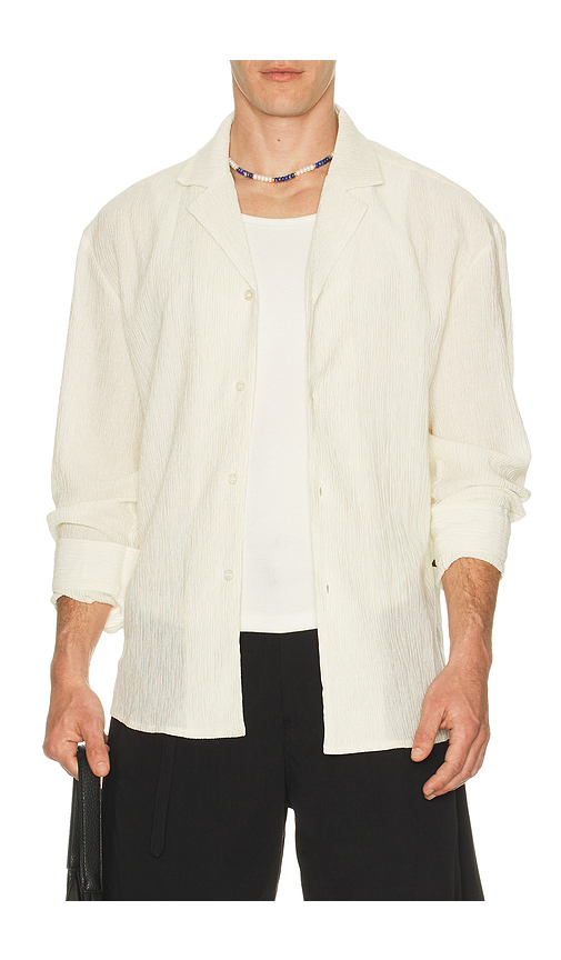 KROST Camp Shirt in Beige. S. Also in M, L, XL/1X