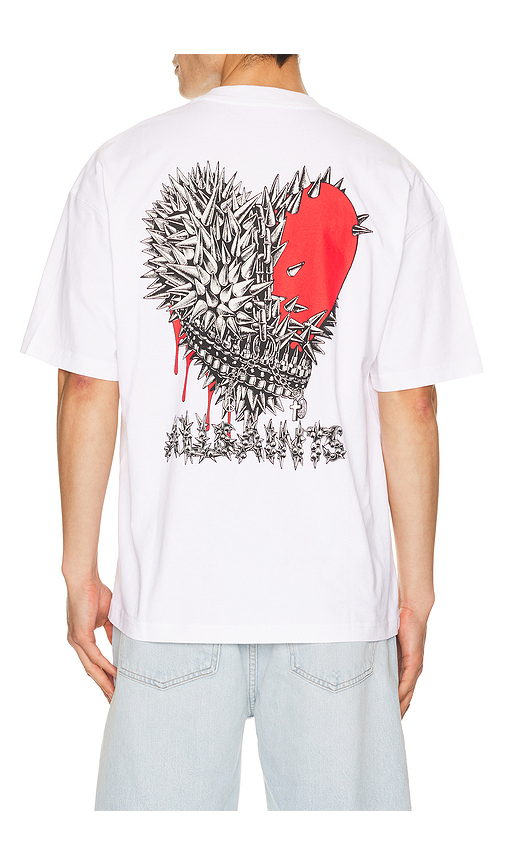 ALLSAINTS Chaste Crew Tee in White. L. Also in M, S, XL/1X