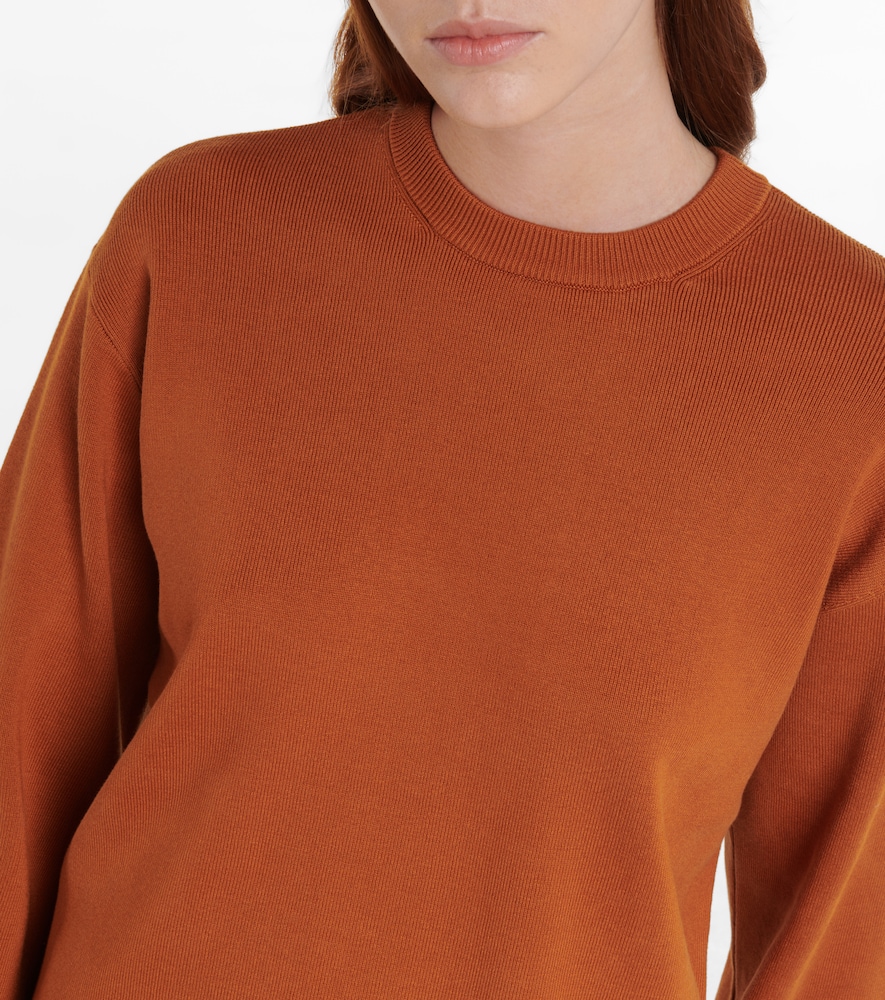 Silk and cotton sweater