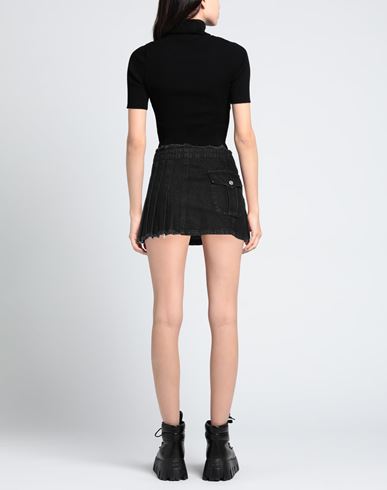 Andersson Bell Woman Denim skirt Black Size 28 Cotton