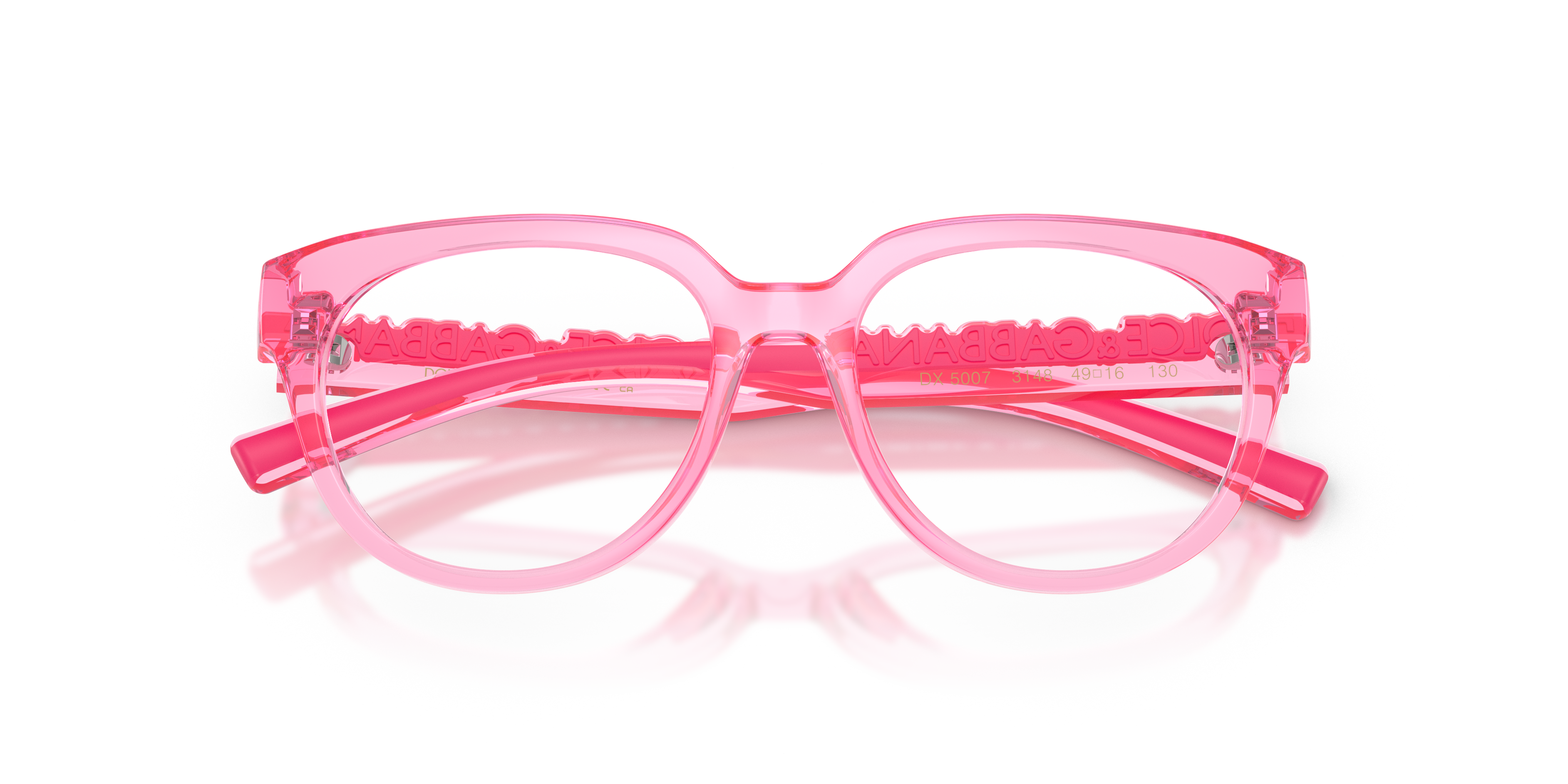 Dolce & Gabbana Kid Dolce & Gabbana DX5007 3148 Optical frames Injected Pink Pantos Norma