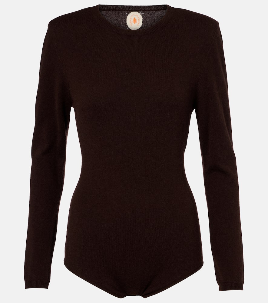 Wool and cashmere bodysuit