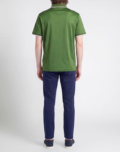 Man Polo shirt Green Size S Cotton