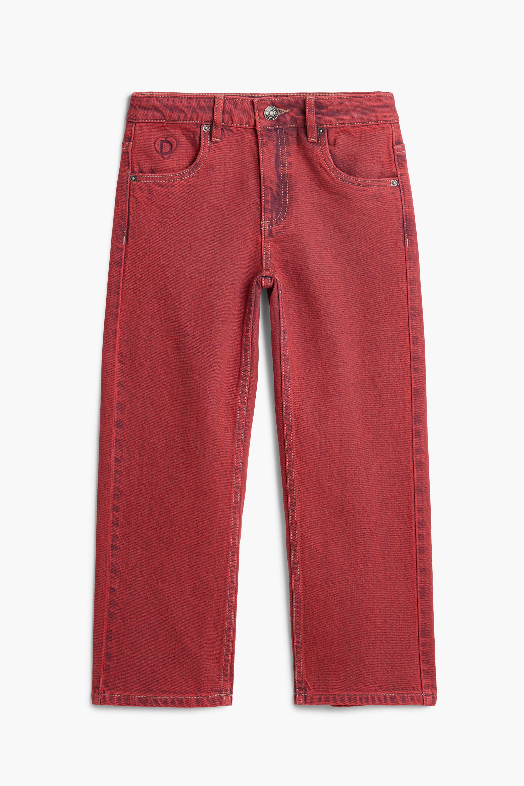 Washed-effect jean