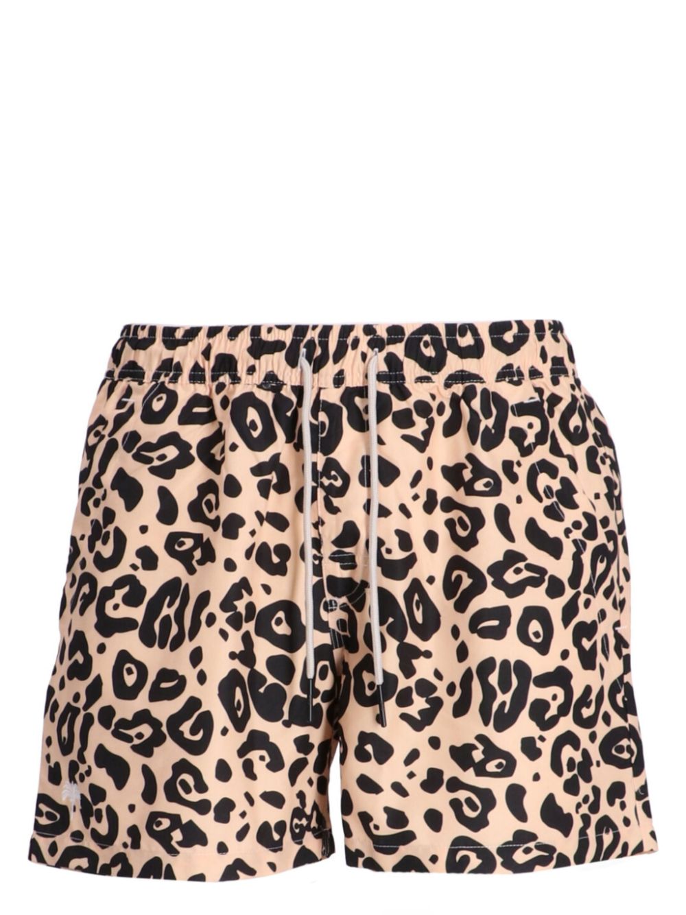 Leo elasticated-waist swim shorts - Neutrals