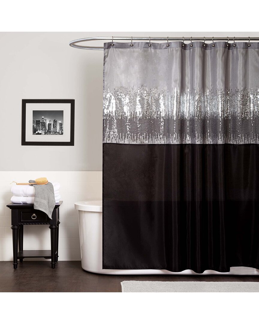 Lush Decor Fashion Night Sky Shower Curtain