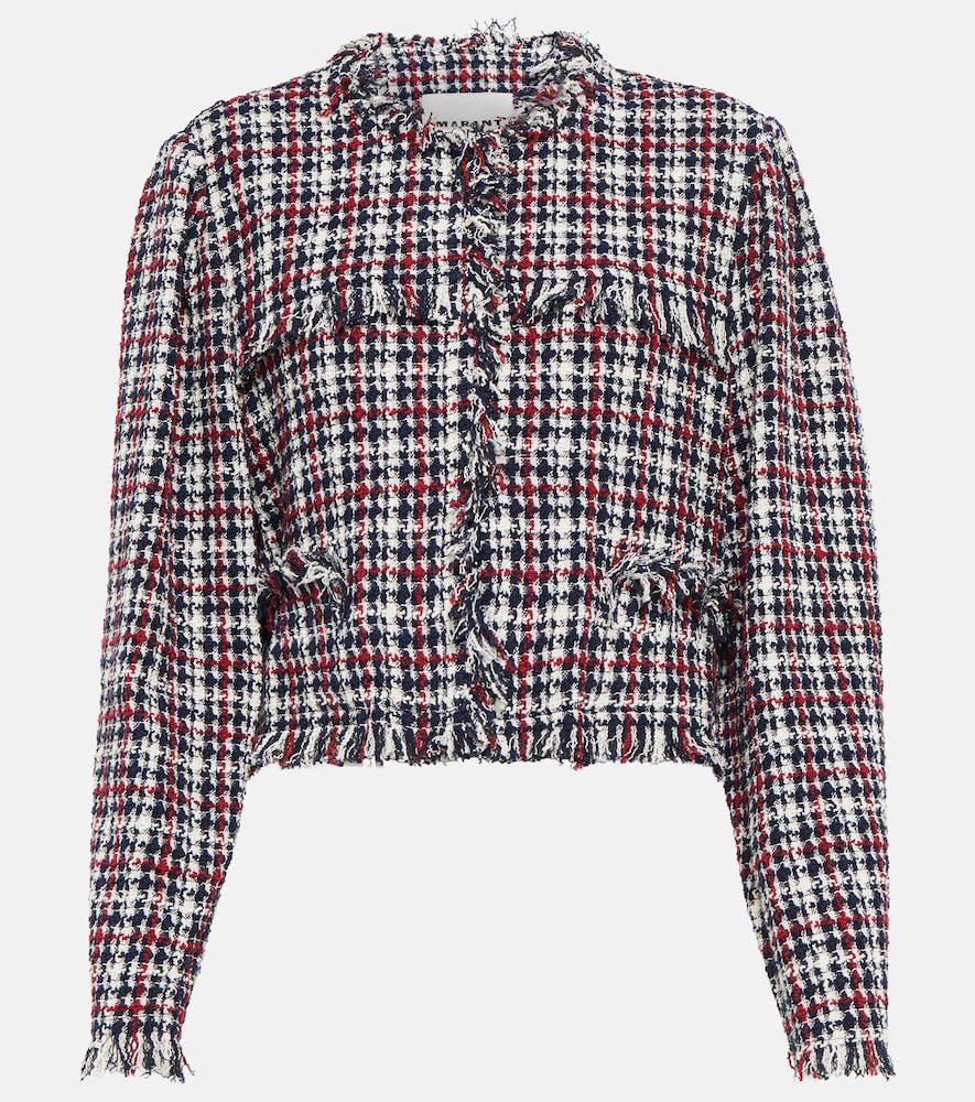 Cotton-blend tweed jacket