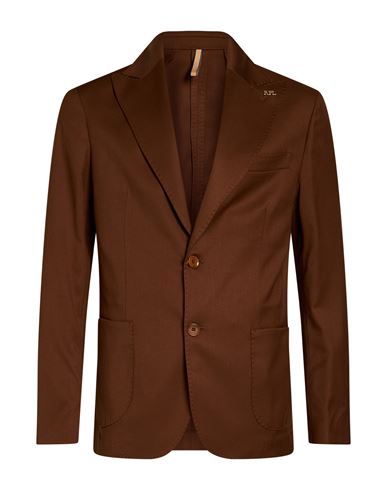 Roberto P Luxury Man Blazer Camel Size 42 Viscose, Wool, Elastane