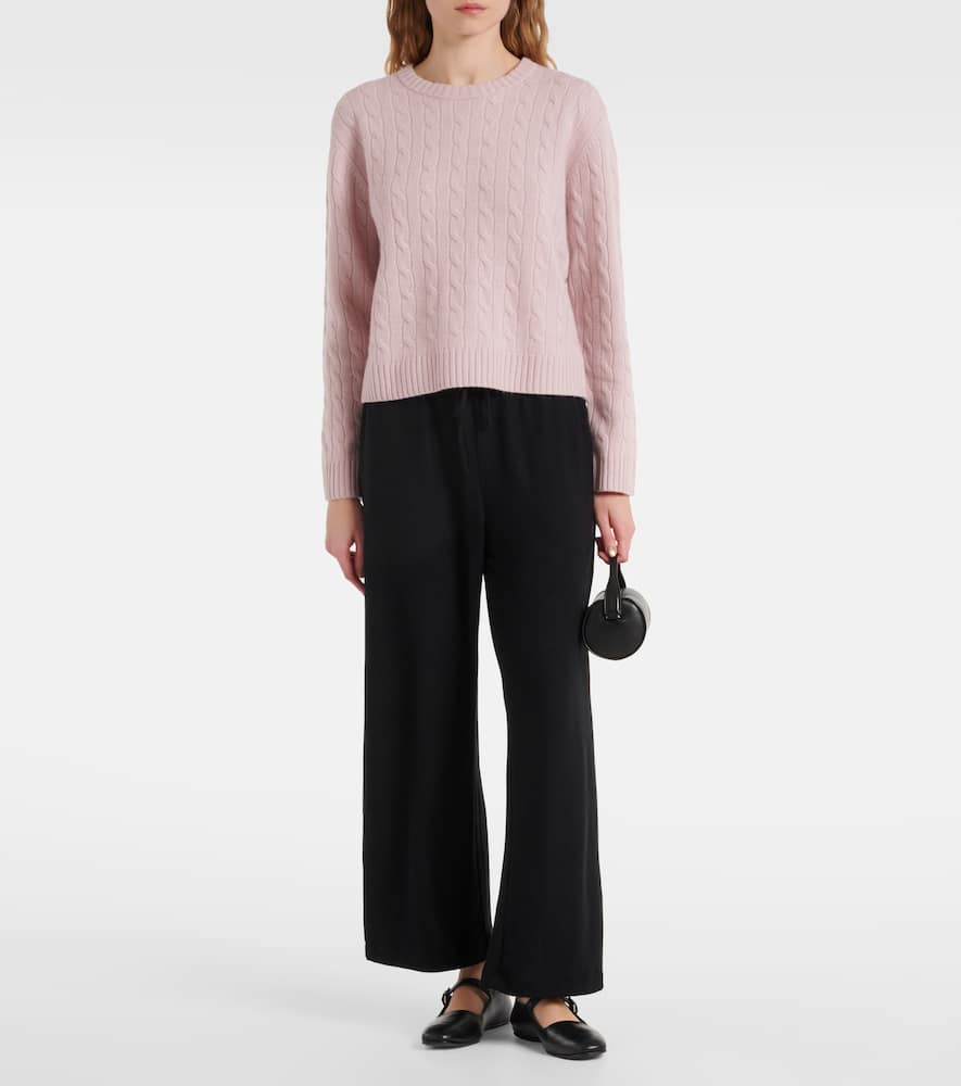 Lauren jersey wide-leg sweatpants