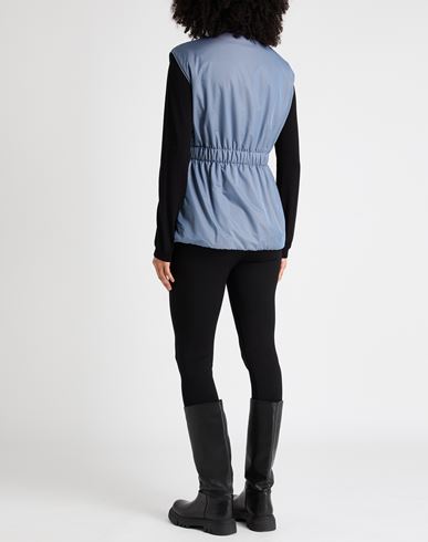 Woman Vest Slate blue Size 4 Polyamide