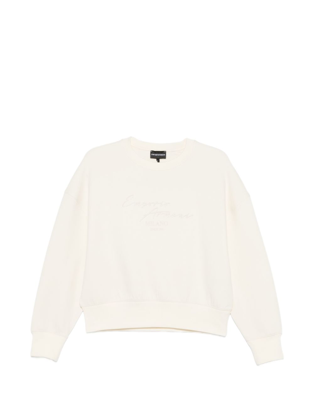 Cotton crewneck sweatshirt