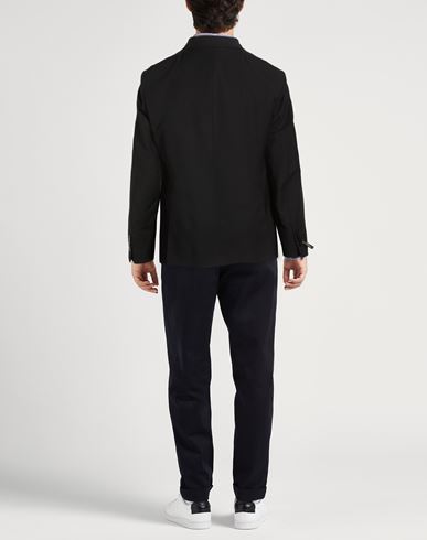 Man Blazer Black Size 44 Polyester, Viscose, Elastane