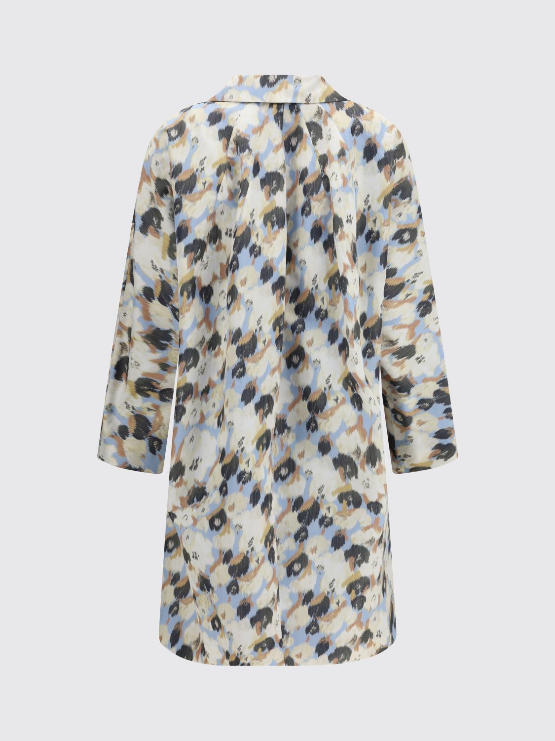 Coat Woman color Gnawed Blue
