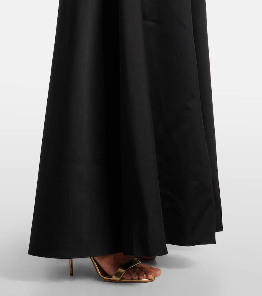 Roland Mouret Strapless taffeta gown