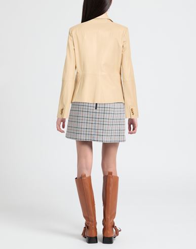 Woman Blazer Sand Size 8 Lambskin