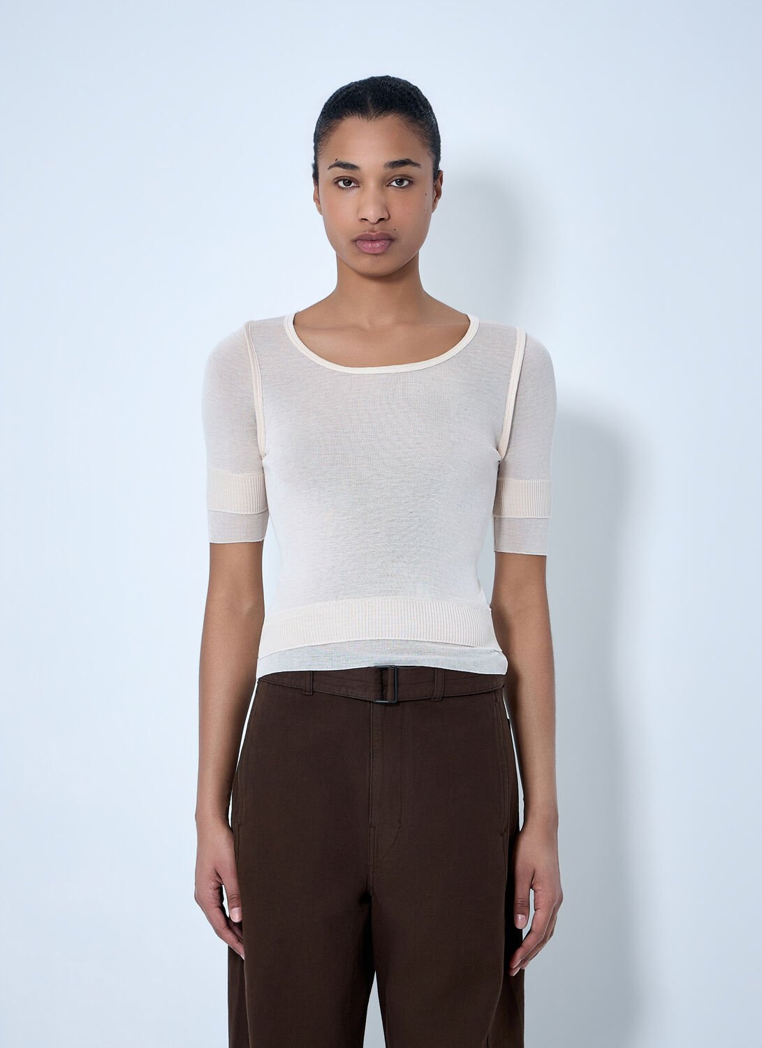 Sheer Knit Top