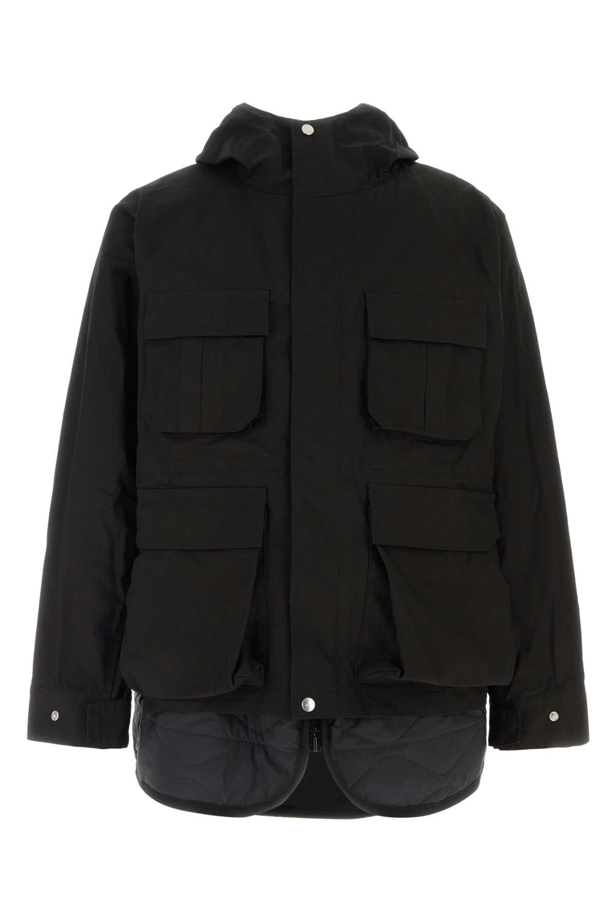 Cargo-Pocket Jacket — Black