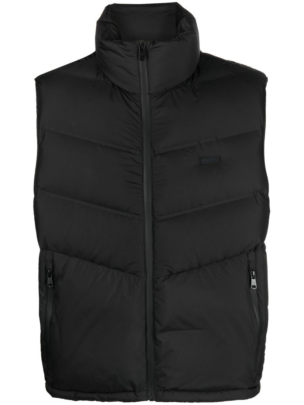 Stitchless quilted comfort gilet vest - Black