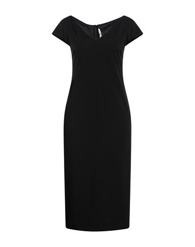 Woman Midi dress Black Size 4 Polyester, Elastane