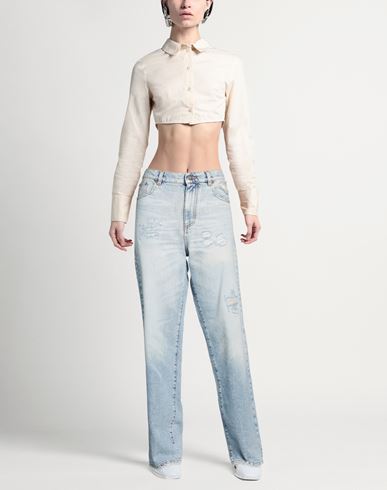 Woman Jeans Blue Size 27 Cotton