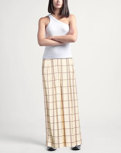 Woman Pants Cream Size 1 Viscose