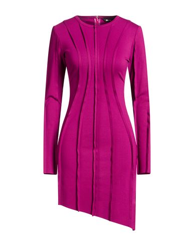 Woman Mini dress Mauve Size 2 Viscose, Polyamide, Elastane