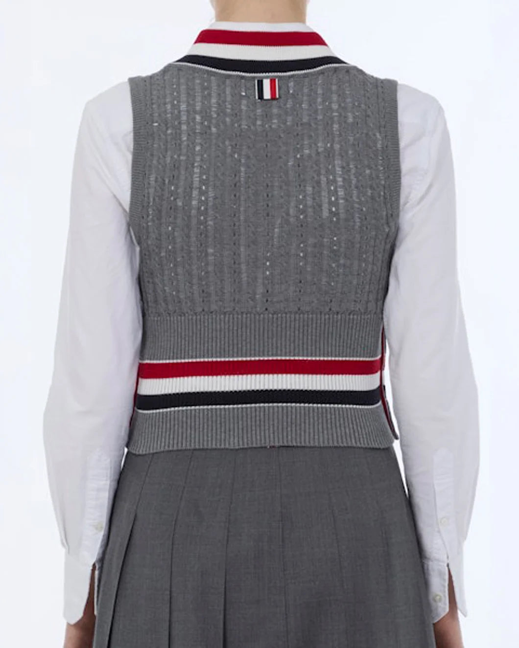 Baby Ladder Cable V-Neck Vest