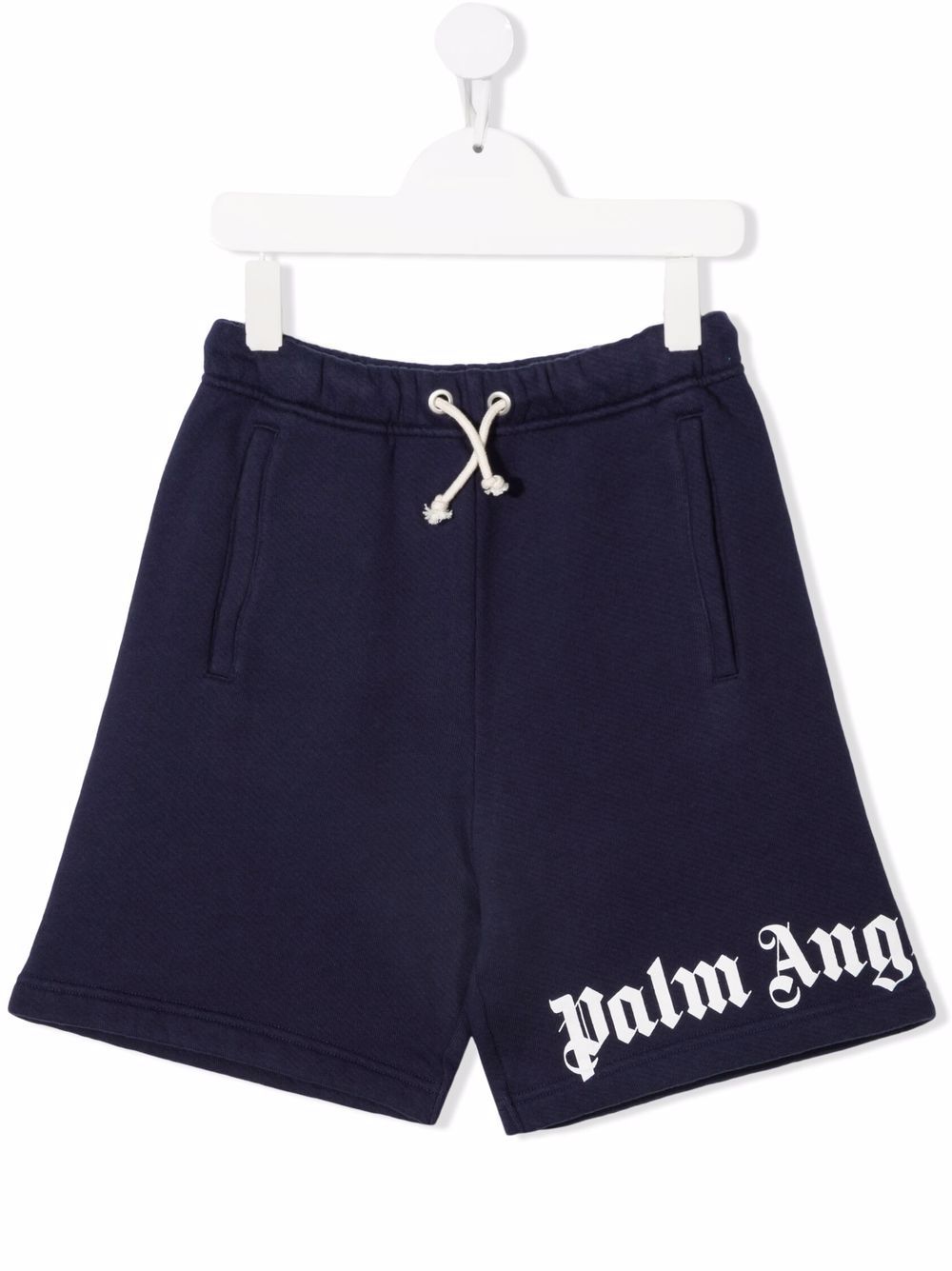 Logo-print track shorts - Blue