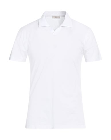 Roberto P Luxury Man Polo shirt White Size M Cotton