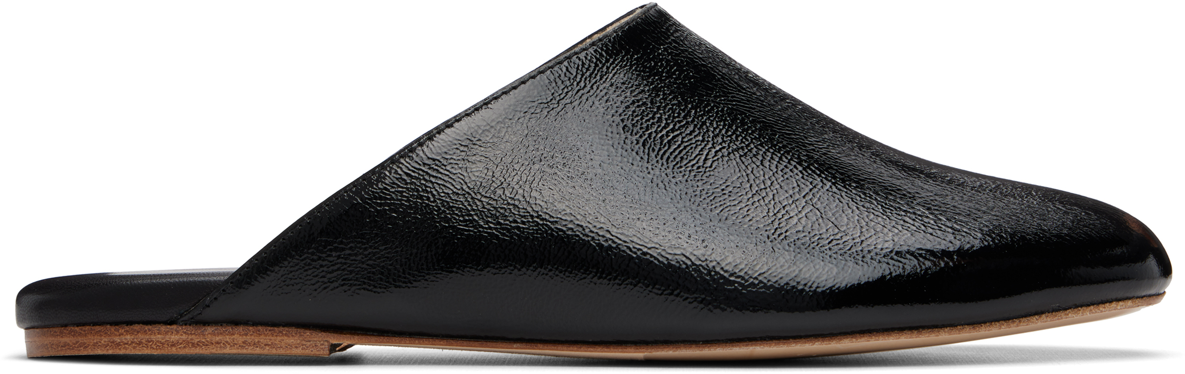 Black 'Les Mules' Slip-on Loafers