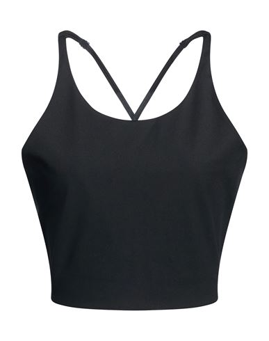 Woman Top Black Size XXL Recycled polyester, Elastane