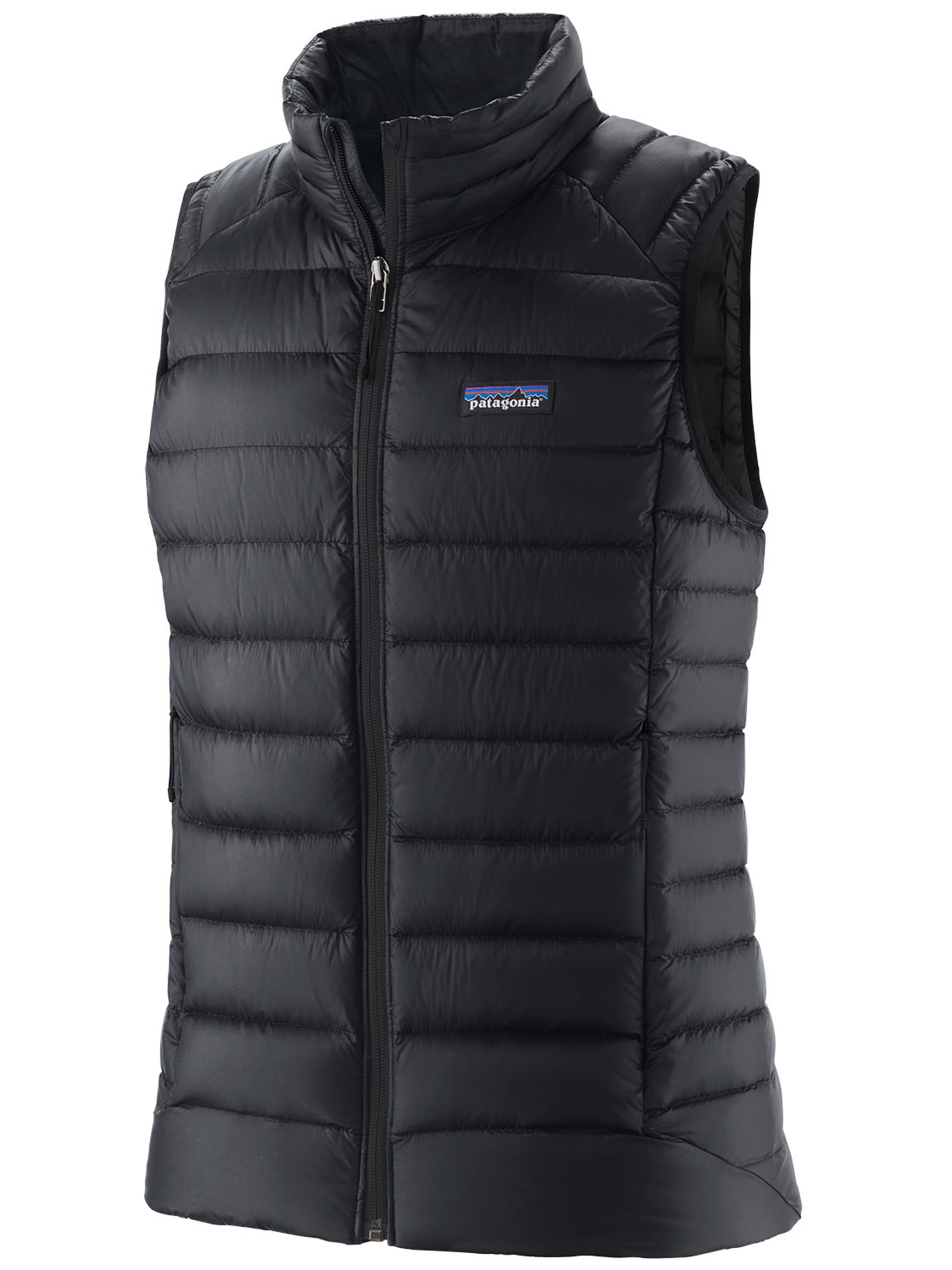 Down Sweater Vest Black Gilet - Women