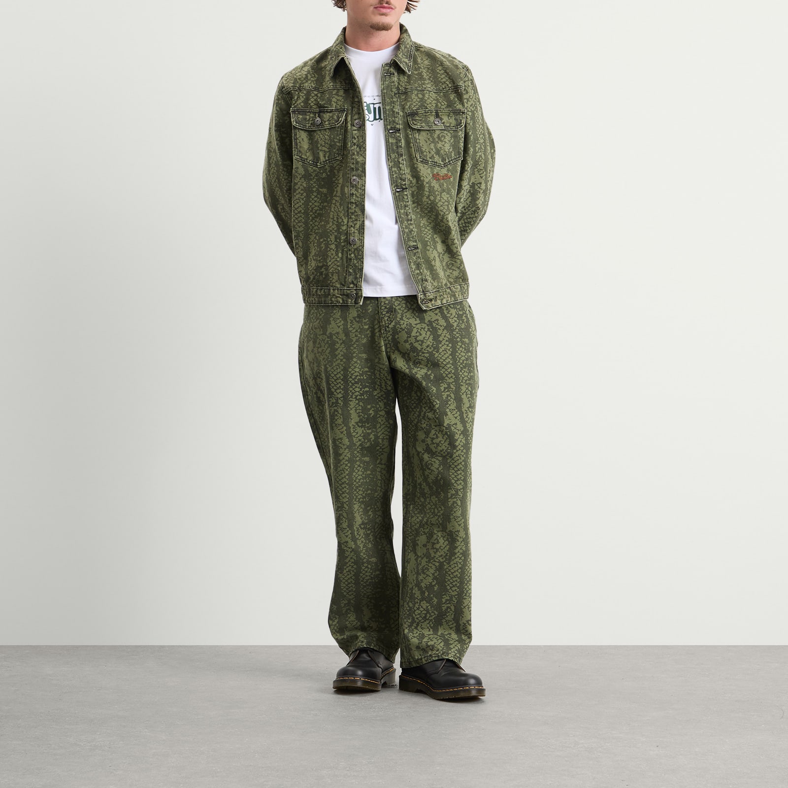 Men's Garage Denim Jeans in Lowland Camo