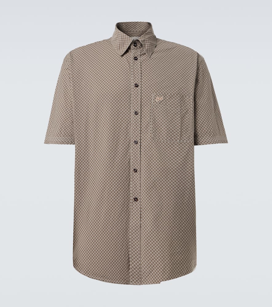 Checked cotton shirt