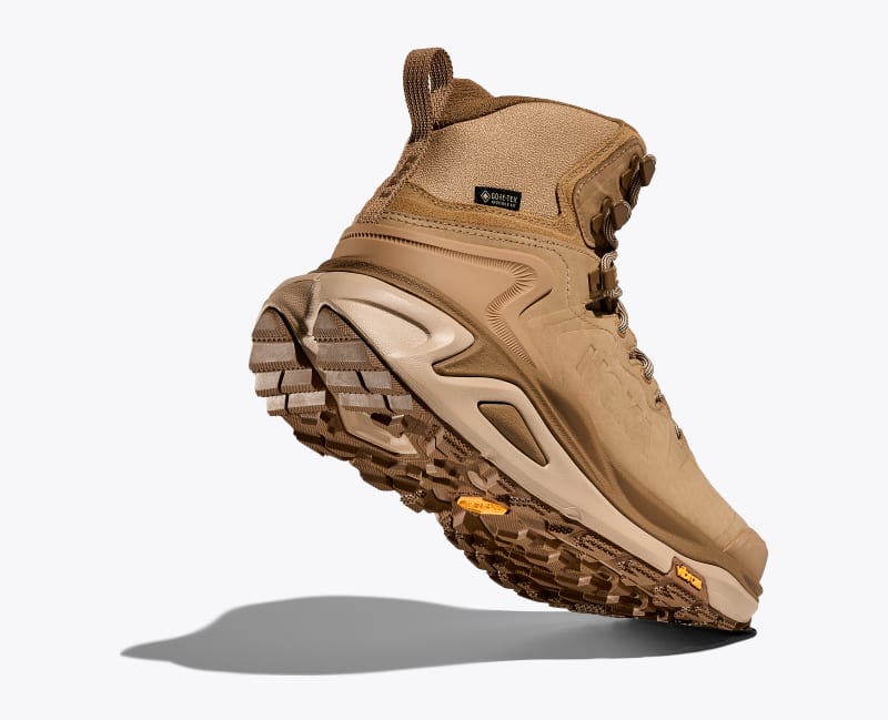 HOKA Women's Kaha 3 GTX Shoes in Granola/Bark