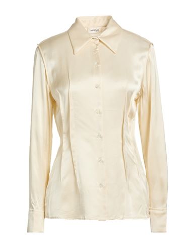 Woman Shirt Cream Size 10 Viscose