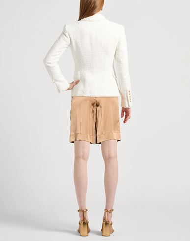 Woman Shorts & Bermuda Shorts Camel Size 0 Acetate, Silk