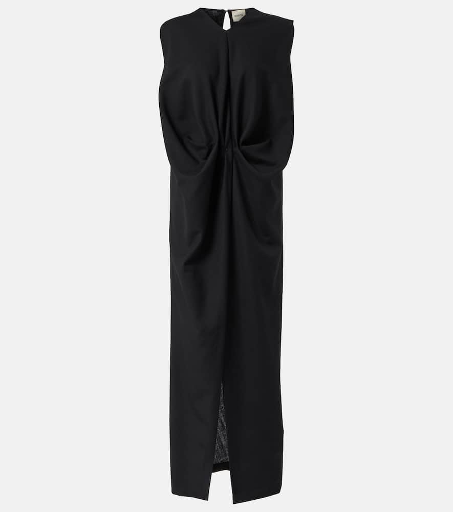 Niel wool and mohair maxi dress