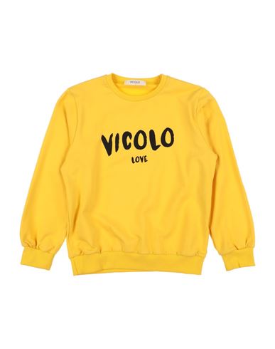 Kid Girl Sweatshirt Yellow Size 12 Cotton, Elastane