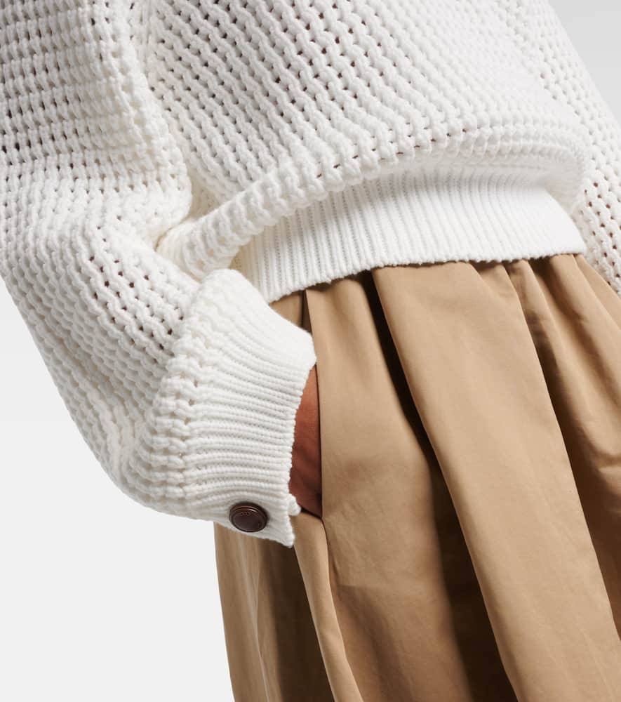 Cotton-blend sweater