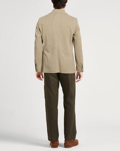 Man Blazer Sand Size 42 Cotton, Elastane