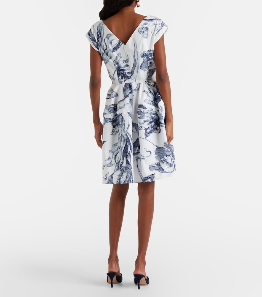 Floral cotton minidress
