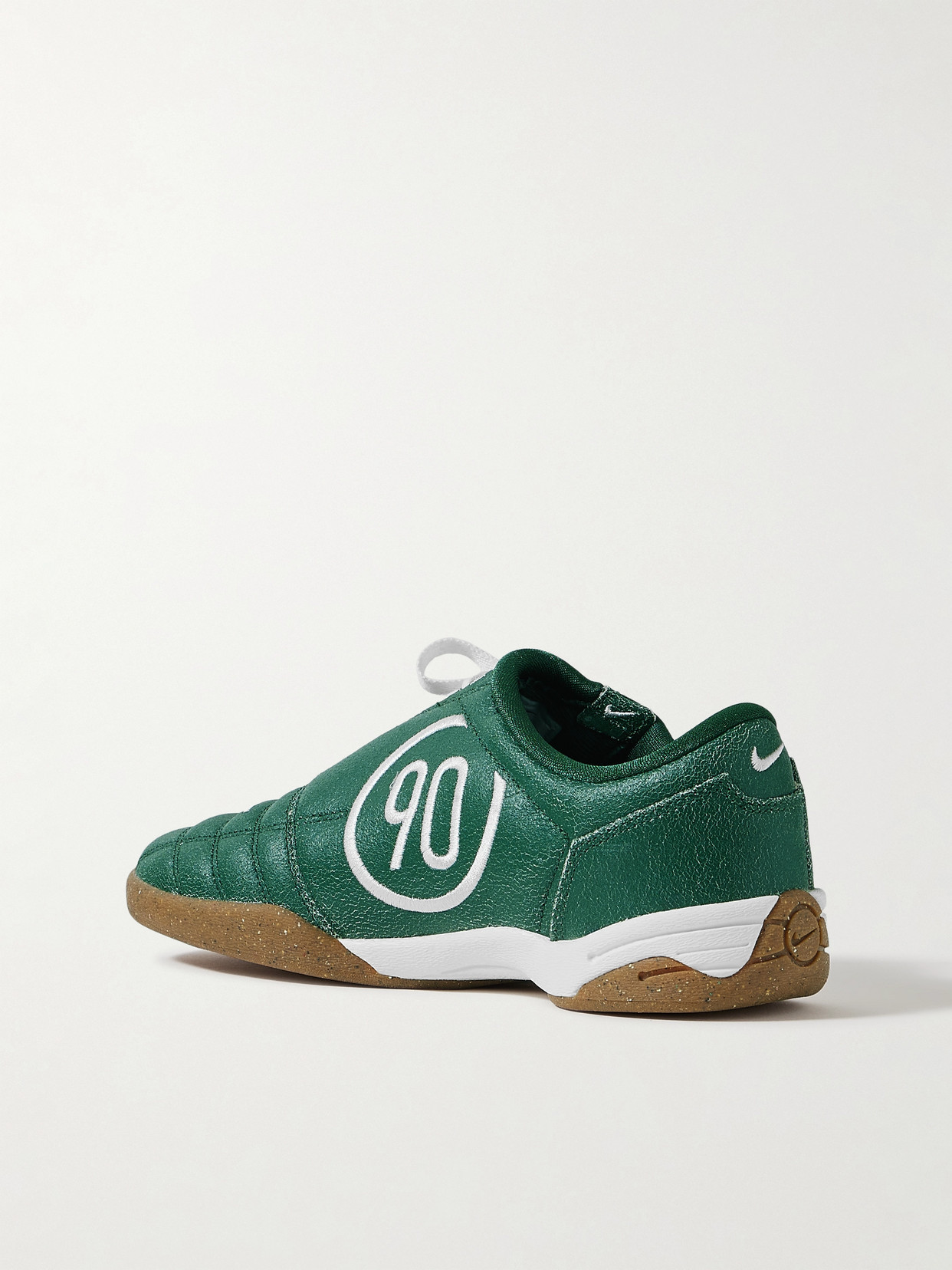 Total 90 Cracked-leather Sneakers - Green
